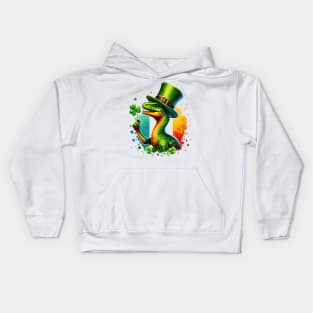 Lucky saurus. Kids Hoodie